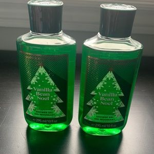 Bath & Body Works 2 Vanilla Bean Noel Shower Gels